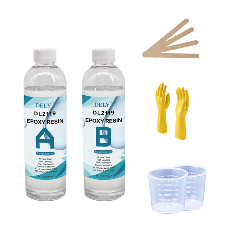 Premium Clear Epoxy Resin, Factory-Priced, Versatile Use – Arts, Wood, Countertops, and More!