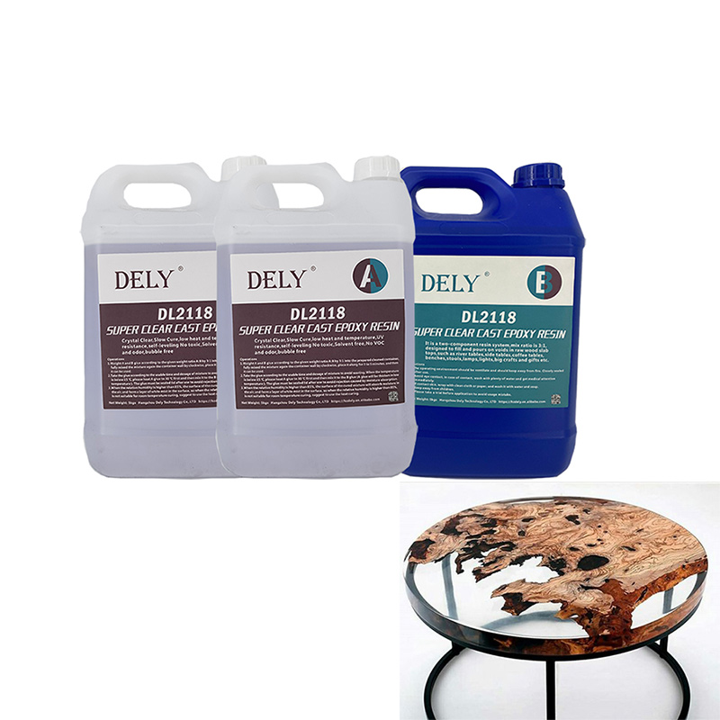 Clear Epoxy Resin & Hardener: Essential for Perfect Wood Tables and Countertops